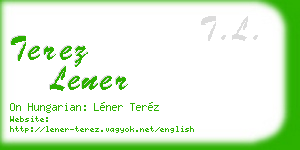 terez lener business card